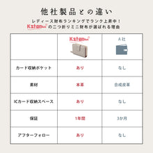 Load image into Gallery viewer, 財布 レディース 2つ折り 大容量 本革