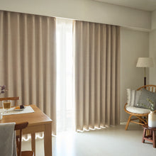 画像をギャラリービューアに読み込む, 【週末SALE 10%OFF】【最短・翌日出荷】完全遮光カーテン 広窓でもナチュラル×高機能！天然素材「風」が叶える完全遮光×シームレスカーテン ＜シームレス ナチュール＞
